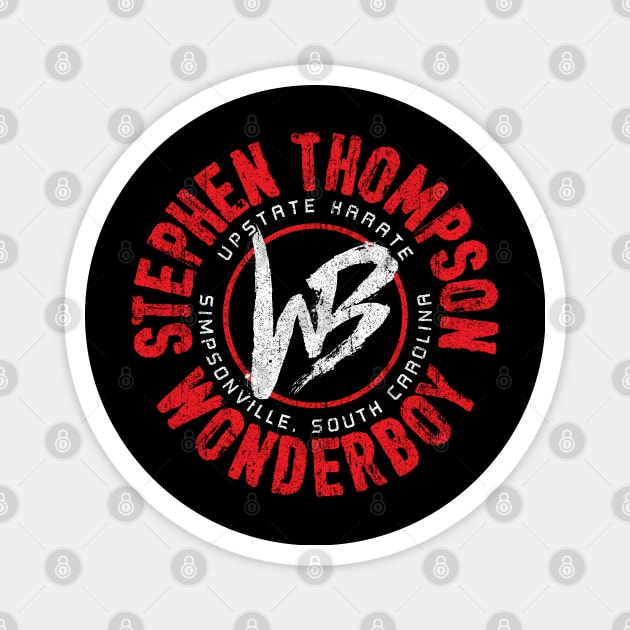 Stephen Wonderboy Thompson Magnet by huckblade